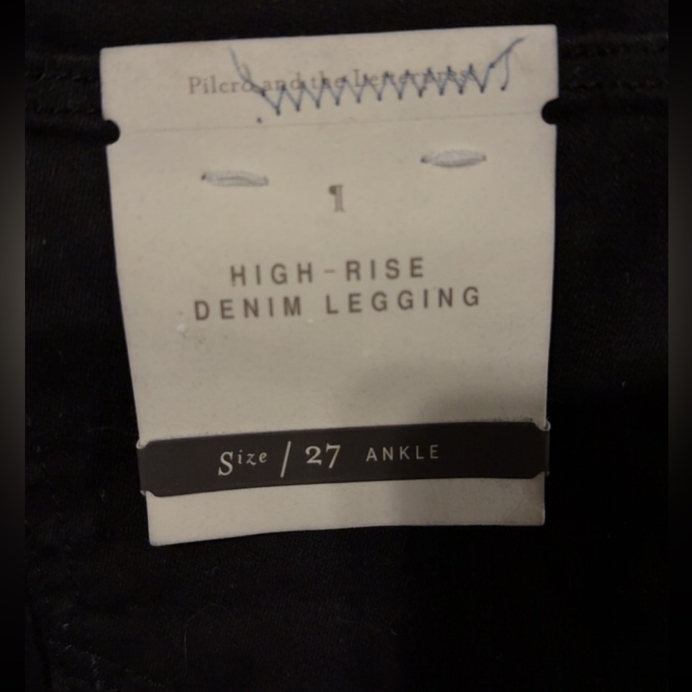 NWT- Anthropologie Pilcro and the Letterpress High-Rise Denim Leggings - Picture 6 of 6